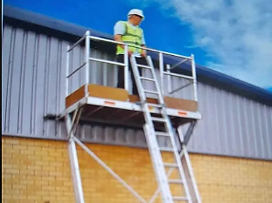 Gutter and roofline maintenance at a commercial unit